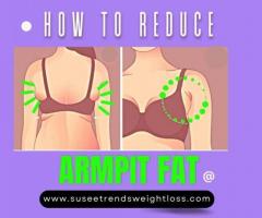 How to reduce armpit fat at home|no equipment