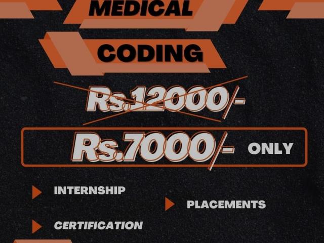 Medical coding 100%training and placement