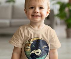 Cute Panda Toddler T-Shirt