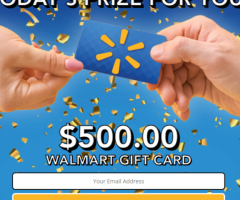 Get Your $500 Walmart Gift Card!