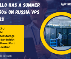 Hostbillo has a Summer Sale! 50% off Russia VPS Servers