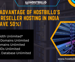Take advantage of Hostbillo's Linux reseller hosting in India and save 50%!