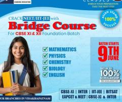 Bridge Course Admissions Open for Xth & CBSE Completed Students - Visakhpatnam