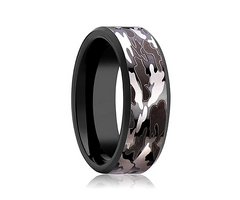 Celebrate Love with Unique Camouflage Wedding Rings