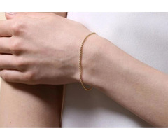 Gold plated bracelets for women - Image 3