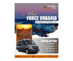 Force Urbania on Rent for Wedding, Family Tour, and Corporate Event