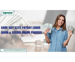 APPLY NOW FOR A $255 PAYDAY LOAN – INSTANT SAME-DAY FUNDING