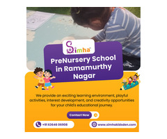 PreNursery School in Ramamurthy Nagar | Junior KG School