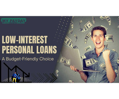 Instant Approval for Personal Loans with Low Interest