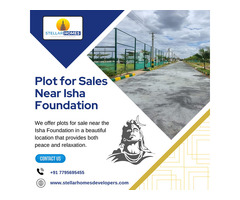 Plot for Sales Near Isha Foundation | Farm House for Sales