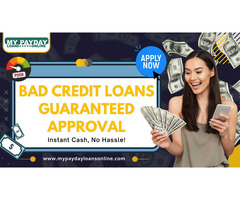 Bad Credit? No Problem! Get Bad Credit Loans Guaranteed Approval Today!