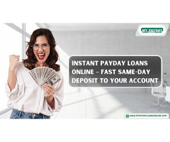 Instant Payday Loans Online – Fast Same-Day Deposit to Your Account