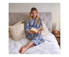 Boho-Eclectica Women's Cotton PJ Sets | Handcrafted Sleepwear