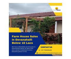 Farm House Sales in Devanahalli Below 16 Lacs | Plots for Sales