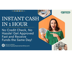 1 Hour Payday Loans Online No Credit Check