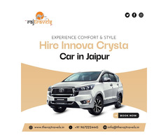 Innova Crysta Rental Jaipur – Hire Now at Best Price!