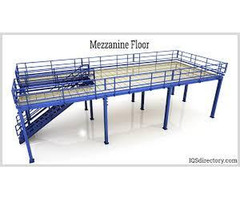 Steel mezzanine floor