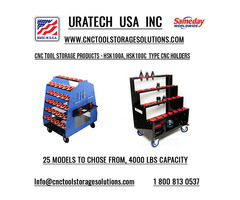 Uratech USA Inc: High-Quality CNC Tool Storage for HSK 100 Holders