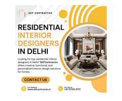 Trusted Residential Interior Designers in Delhi