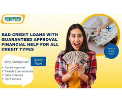 Bad Credit Loans with Guaranteed Approval