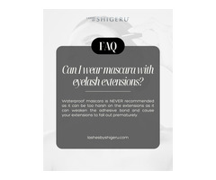 Can I wear Mascara with Eyelash Extensions?