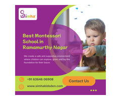 Best Montessori School in Ramamurthy Nagar | PreNursery School