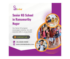 Senior KG School in Ramamurthy Nagar | Play School for Kids