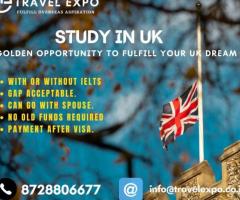 UK  Study Visa with 100 % Success Rate