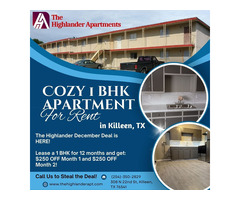 Spacious 1 BHK Flat in Killeen, TX – Rent Today