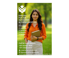 English Speaking & Communication Training Sharjah  0568723609