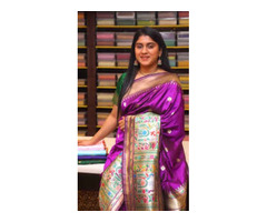 Which blue shade is most traditional for sarees?