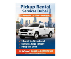 Pickup Rental Services in Dubai
