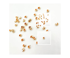 14K Gold & Sterling Silver Crimps for Fine Jewelry