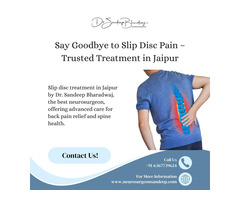 Say Goodbye to Slip Disc Pain – Trusted Treatment in Jaipur