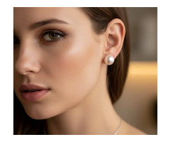 Buy Elegant Pearl Studs Women’s Hypoallergenic Jewelry at Glam Society
