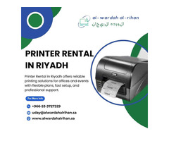 Reliable Short-Term Printer Hire Services in Riyadh