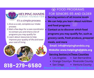 Support for Seniors Needing Access to Food and Nutrition Services
