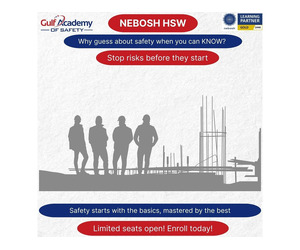 Gulf Academy Safety: Your NEBOSH HSW Institute for Training