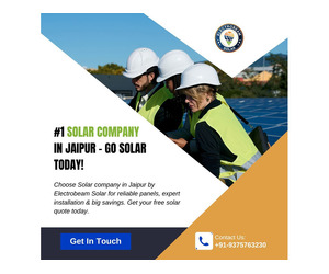 #1 Solar Company in Jaipur – Go Solar Today!