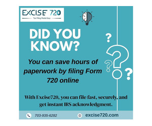 Excise720 – Simplify Your IRS Form 720 Excise Tax Filing