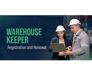 Warehouse Keeper Registration and Renewal UAE