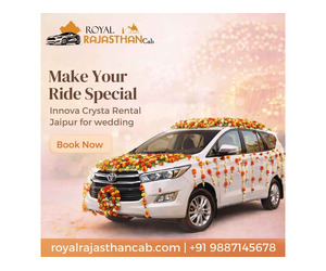 Premium Innova Crysta Hire in Jaipur for Wedding Travel