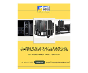 UPS on Rent for Event Near Me | Fast & Reliable Power Backup