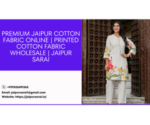 Premium Cord Set | Printed Cotton Fabric Wholesale | Jaipur Sarai