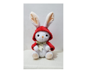 Handmade Soft Toy Red Riding Bunny - Image 4