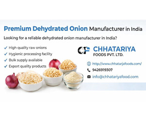 Dehydrated Onion Mahuva Gujarat – Bulk Manufacturer & Export Supplier