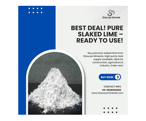 Best Deal! Pure Slaked Lime – Ready to Use