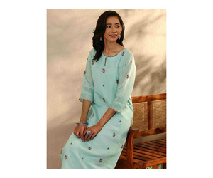 Shop Stylish New Silk Kurtis for Women - Image 2