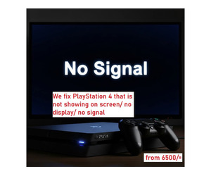 PlayStation 4  that is not showing on screen