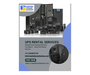 Branded UPS on Lease in Haryana with Affordable Rental Solutions